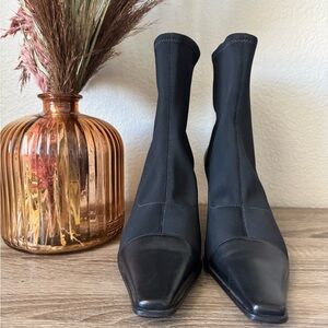 Enzo Angiolini Black Ankle Booties